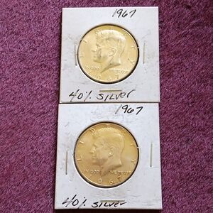 1967 Kennedy Half Dollars